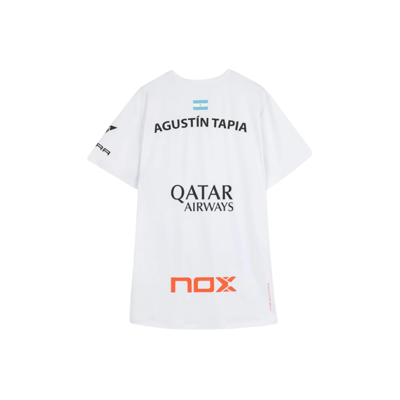 NOX T-shirt Agustin Tapia AT10 Blanc 2025