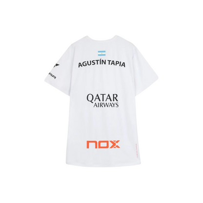 NOX T-shirt Agustin Tapia AT10 Blanc 2025