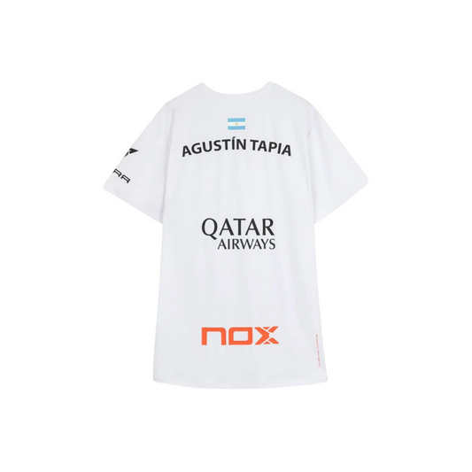 NOX T-shirt Agustin Tapia AT10 Blanc 2025