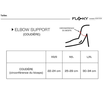 COUDIERE FLOKY ELBOW SUPPORT NOIRE